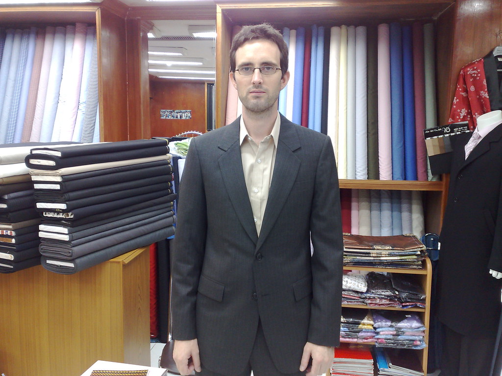 Trying on my suits | Richard Walker | Flickr