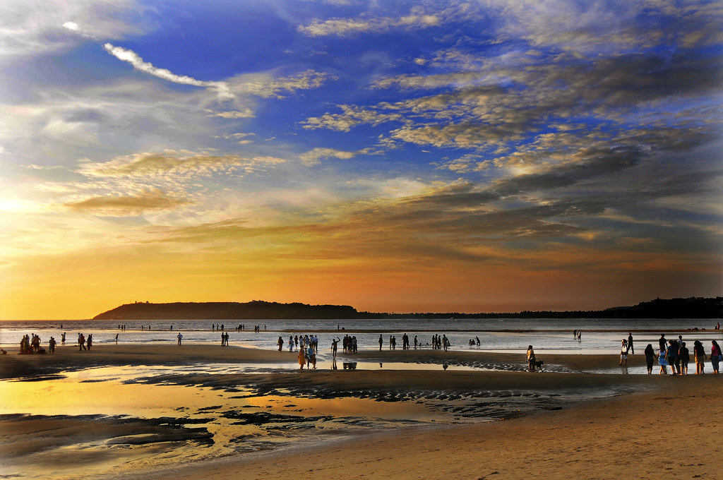 One Fine  Day at the Miramar beach in Goa 2 by Anoop Negi