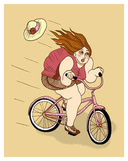 Henrietta and her new pink bicycle | by mleak