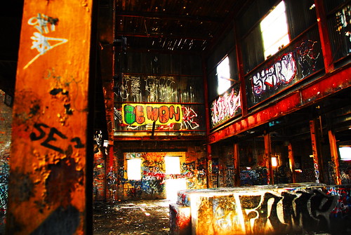 roof urban abandoned trash graffiti colorado factory decay pigeons pueblo falling trashy everywhere pfogold