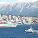 Seabus approaching North Vancouver