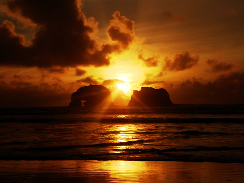 ocean sunset beach sunsetsunrise twinrocks