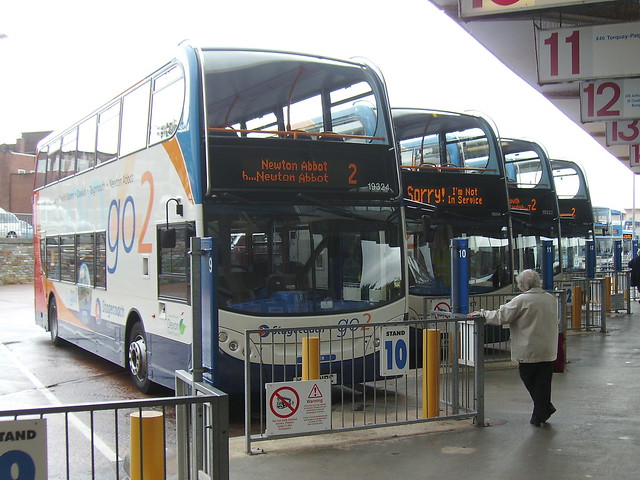 Enviro 400s at Exeter Bus Station, 11/08/08