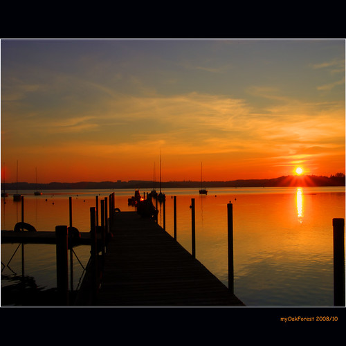 sunset lake pier sonnenuntergang steg wörthsee woerth mywinners platinumphoto impressedbeauty landungsteg