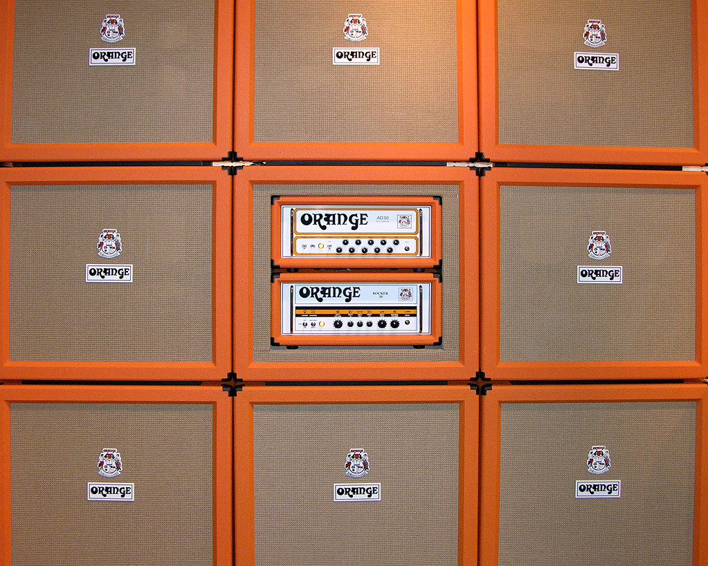Wall Of Orange Amps Mark Dalzell Flickr