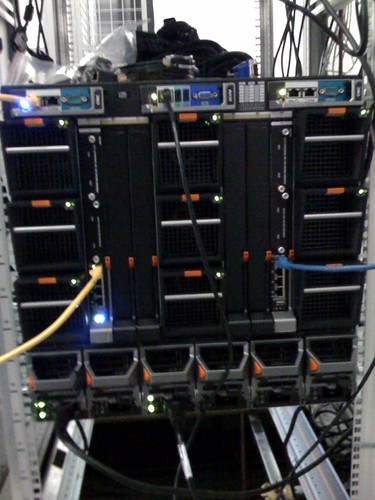 The back of a Dell M1000e | Toni Birrer | Flickr