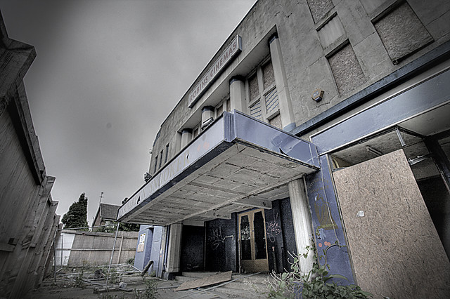 Abandoned cinema