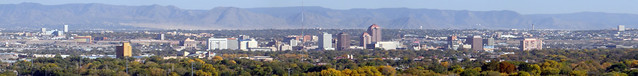 Albuquerque Skyline Fall Panorama