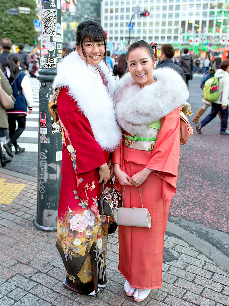 Japan Coming of Age Day 2017 Kimono | Pretty Japanese kimono… | Flickr