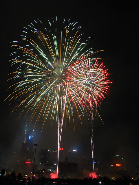 Nashville Fireworks on the 4th #10