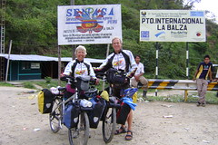 At the Ecuador-Peru border