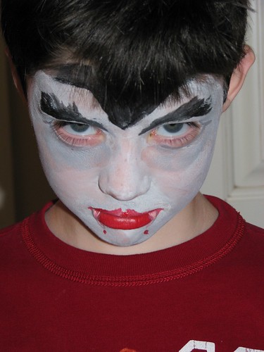 Vampire Face Paint / Makeup Practice | This was a trial run … | Flickr
