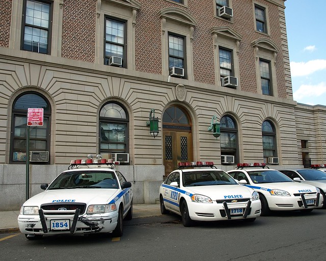 P045 NYPD Police Station Precinct 45, Throggs Neck, Bronx, New York City