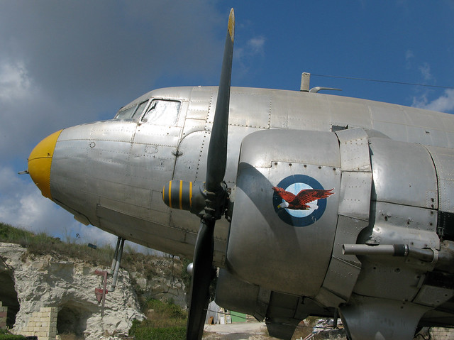 Douglas DC 3 at Malta Aviation Museum.