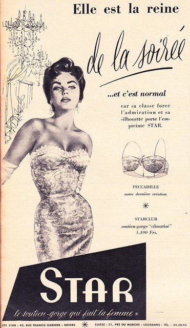 1956 - Star bra and girdle