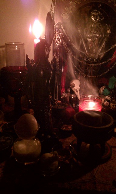 Hekate Supper Ritual for June! I ritually blessed my latest commission!