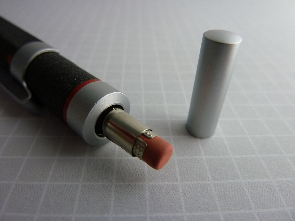 Rotring 600 Newton Lava Trio Pen - Uncapped with Eraser | Flickr