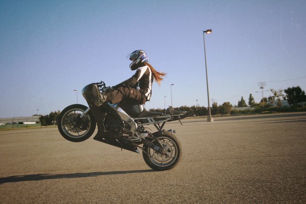 Girl Rider | Clint had a friend come out from Texas, she is … | Flickr