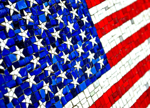 The American Flag mozaic art | by citygirlny10305