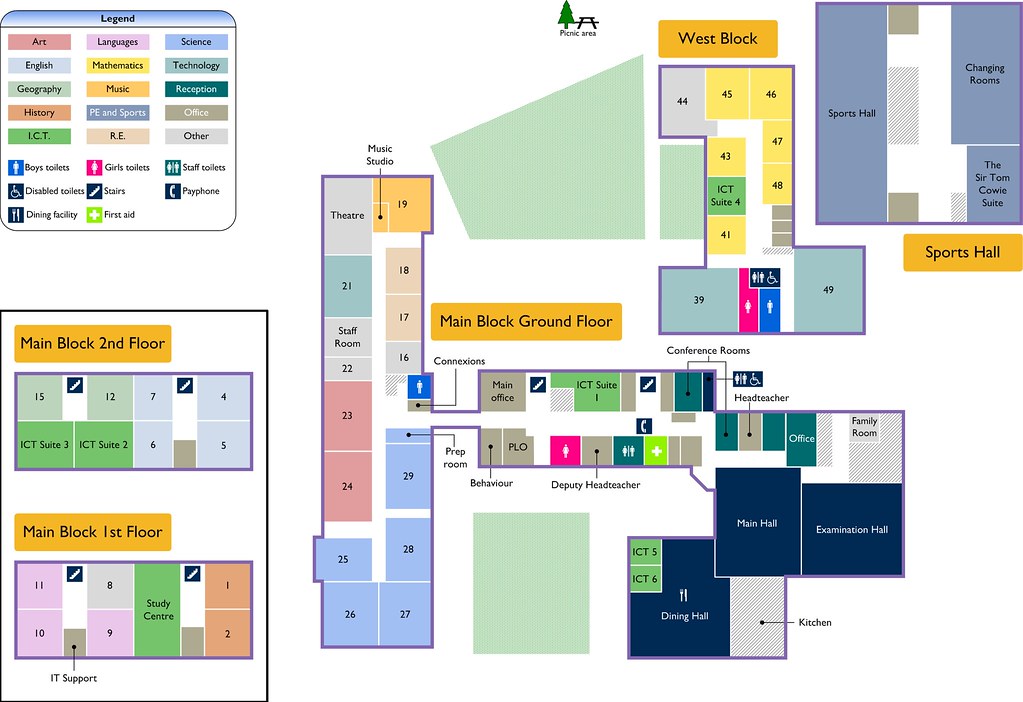 School map | Visio file available on request. The school map… | Flickr
