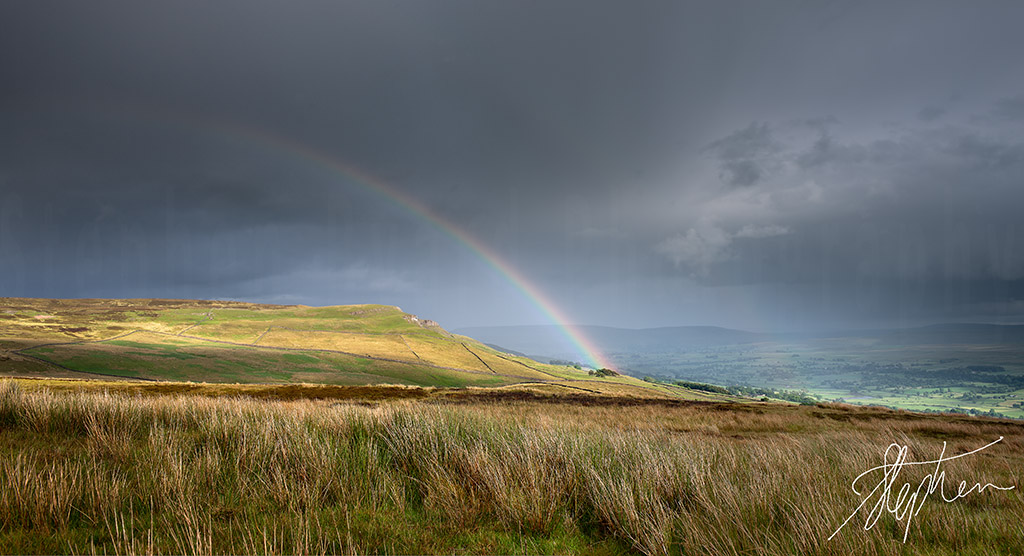 Rainbow into Wensleydale by Pixelda