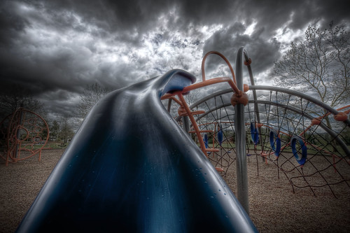 playground clouds bc slide hdr portcoquitlam castlepark photomatix 1424mmf28g