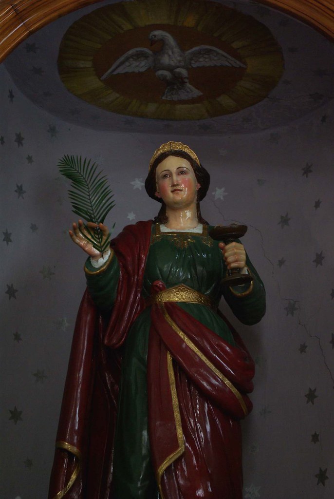 Sessa Aurunca - Chiesetta di S.Lucia - Statua di S.Lucia.