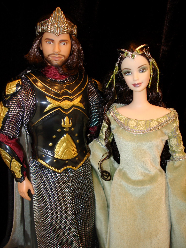 Ken and Barbie as Aragorn and Arwen | mikeskadoll | Flickr