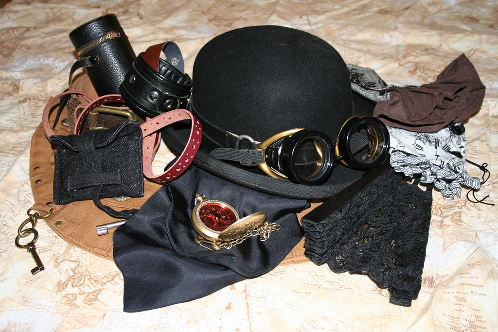 Steampunk Accessories, Obviously I don't wear all of this a…
