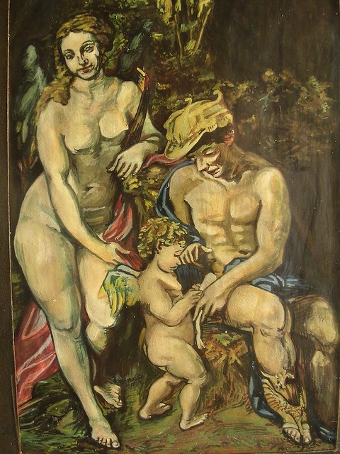 Correggio's 'The School of Love' ( Venus with Mercury and Cupid ).