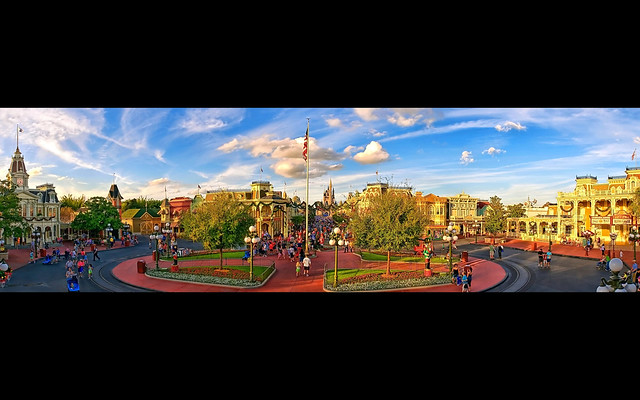 Disney - Main Street USA Panoramic (Explored)