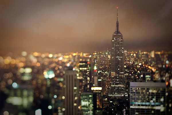 Earth Hour NYC - Empire State Building