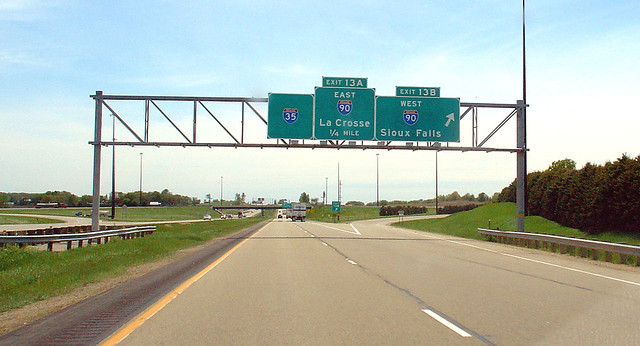 I-35 / I-90 Interchange, 18 May 2006