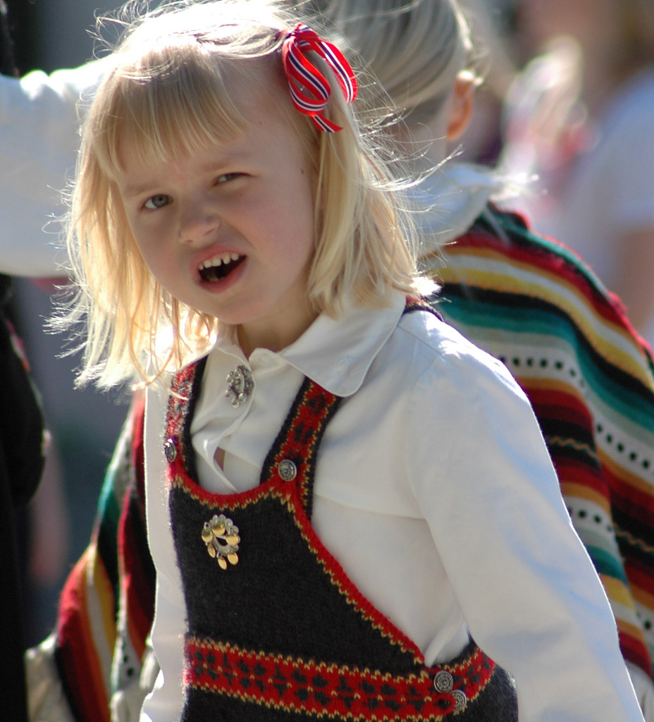 Norwegian girls on national day.