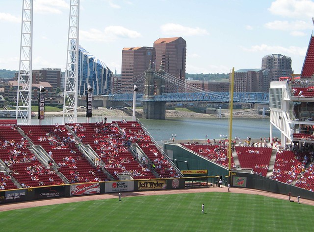 Covington, Ky skyline from Great American Ballpark, Cincinnati