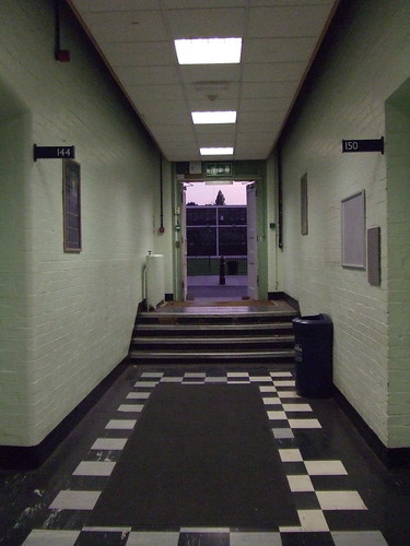 RHB Corridor, looking toward the Green