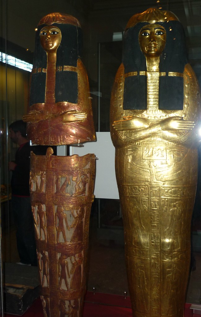 British Museum 2011: Mummy board and Gilded outer coffin o… | Flickr