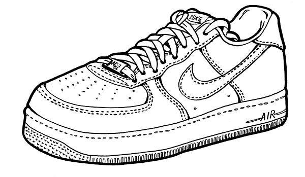 Nike Air Force One My drawing of Nike's iconic AF1