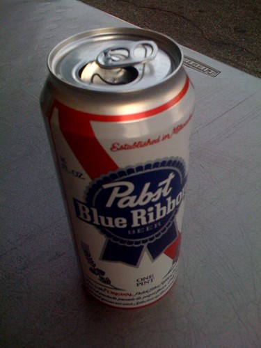 pbr tallboy $3, bowl of chili $4 | by catalyststudios