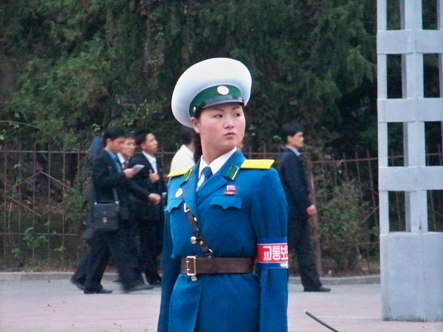 Pyongyang Traffic Girl DPRK