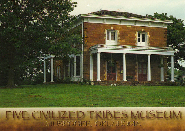 5 Civilized Tribes Museum Postcard