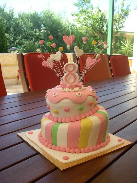 Caitlin's 8th birthday cake