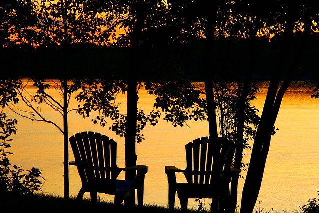 the Chairs at Sunset