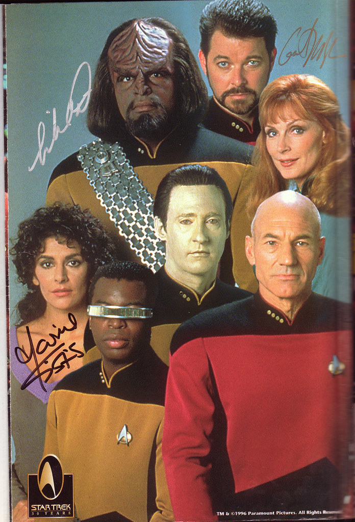Star Trek Cast | Signed Michael Dorn, Gat… |