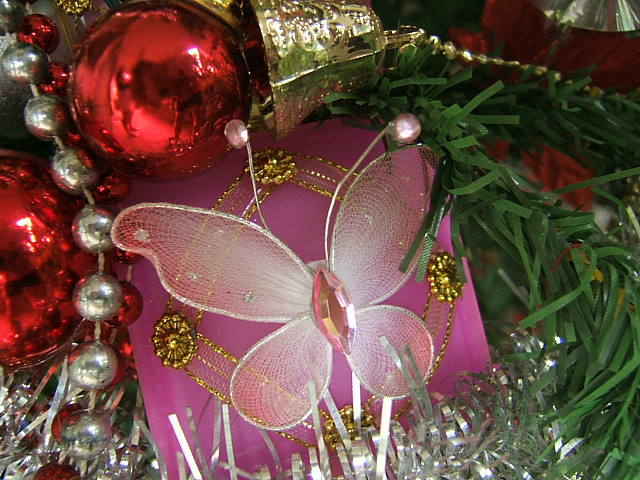 Happy Butterfly Wednesday # 12 ~ Merry Christmas