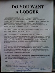 Do you want a lodger in Cambridge?