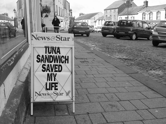Tuna sandwich saved my life