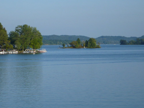 blue ohio lake water boats senecalake
