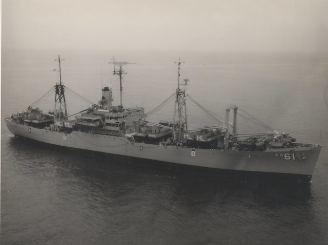 19620000US-4  USS Muliphen AKA-61  off Norfolk VA  c1962