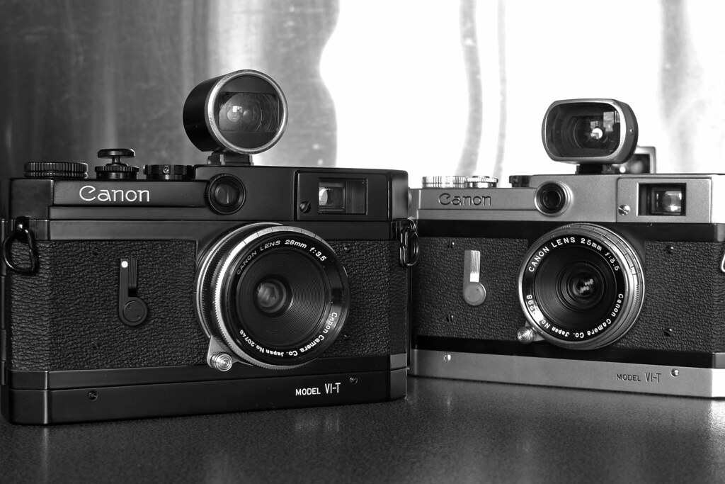 Canon VI-T Rangefinder Camera - Black + Chrome by benny ng